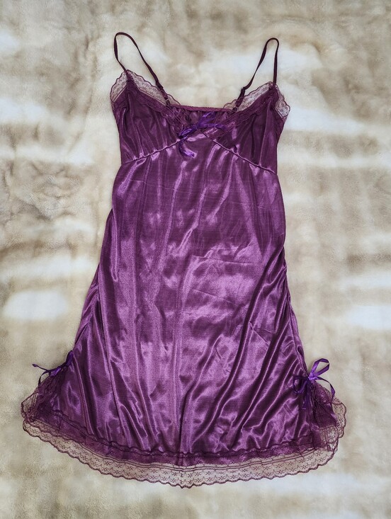 Other - NWOT Purple Sheer Lace Sexy Lingerie Night Gown Sleep